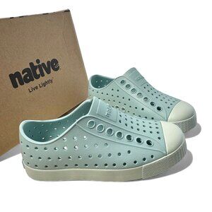 Native Jefferson Toddler Kids Slip-On Water Shoes Sage Green Ocean Grey C 8 Ligh